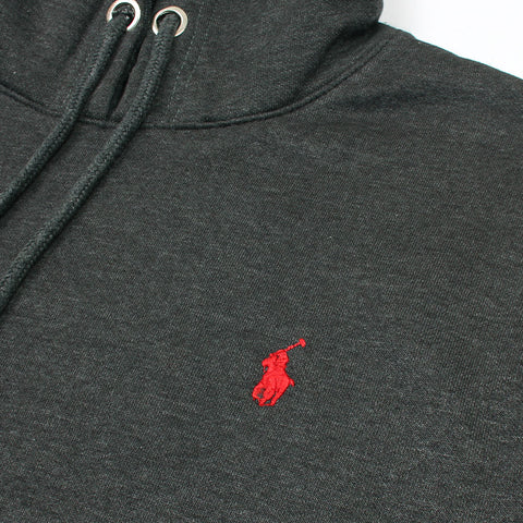 The Small pony Fleece hoodie (charcoal)