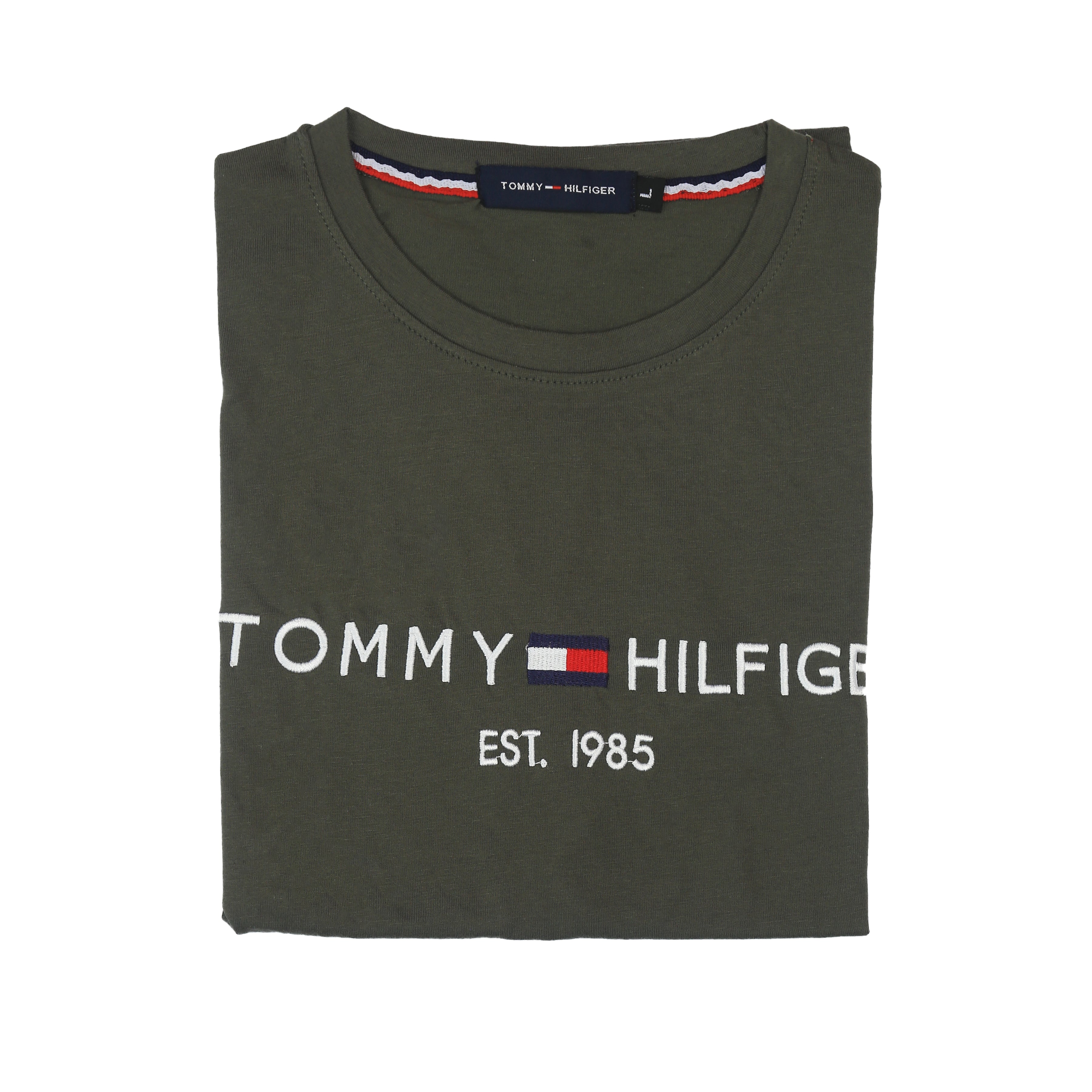 TH Emb T Shirt-olive green - brandahub