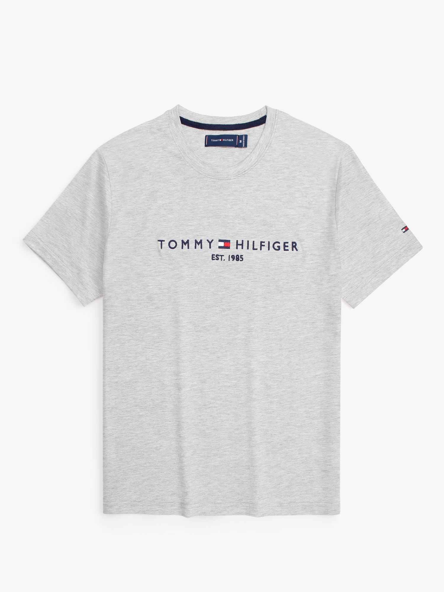 Brandahub T-shirts premium th embroidery t-shirt heather grey