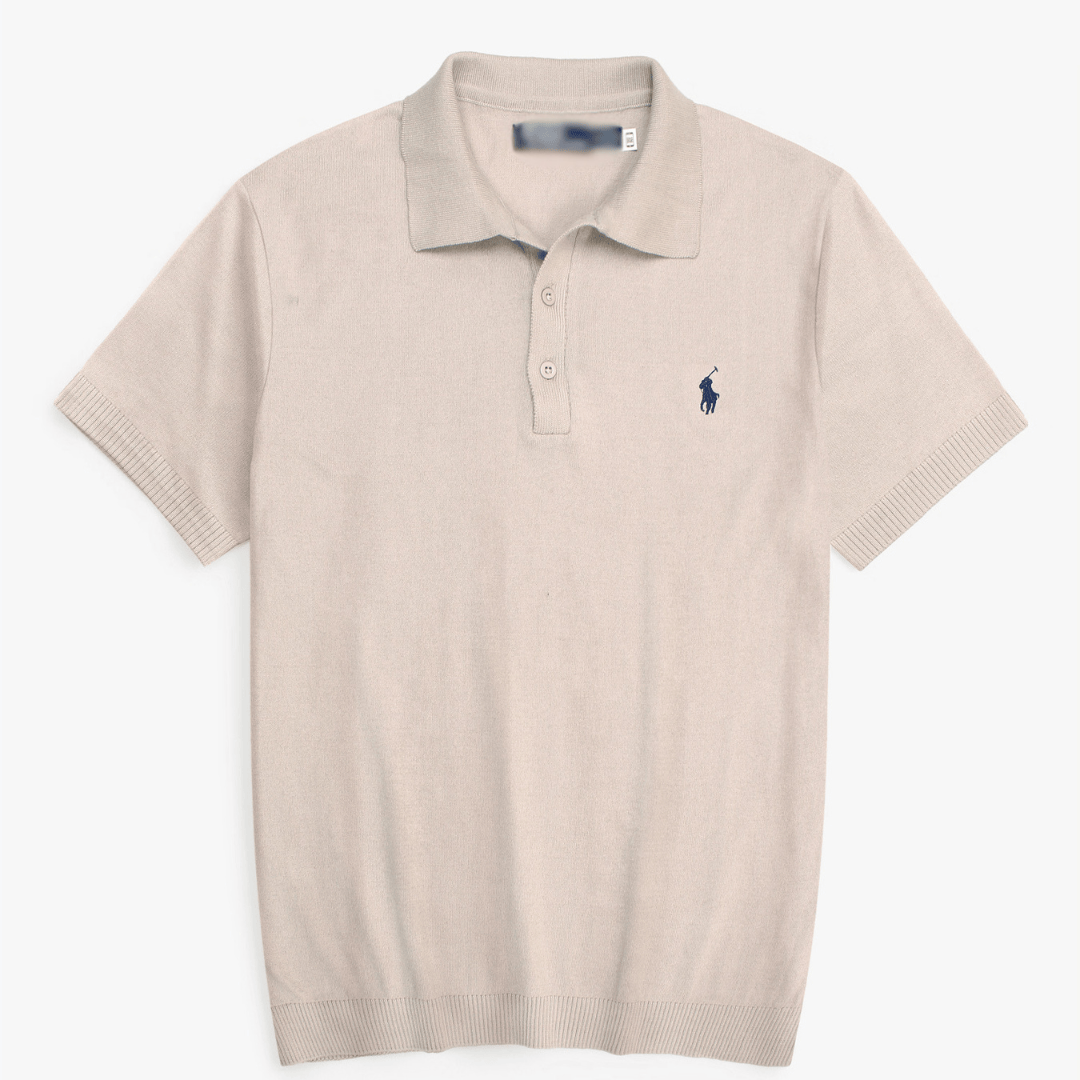 Brandahub polo shirts Premium Rl knit polo-beige