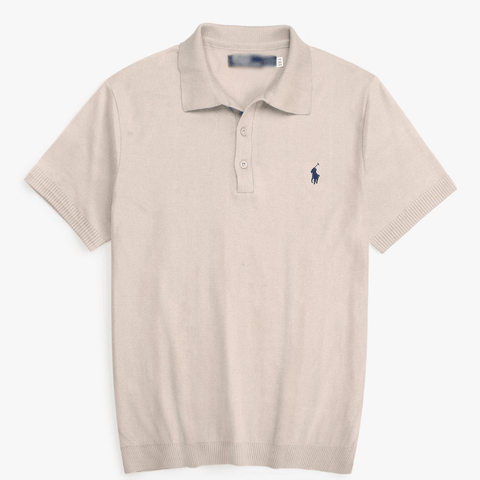 Brandahub polo shirts Premium Rl knit polo-beige