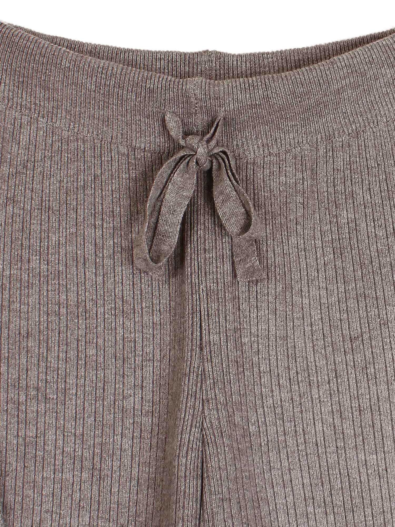 The Dynasty Frog Button Knit Set (brown)