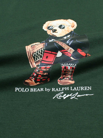 Brandahub T-shirts PRL bear T Shirt-b British green