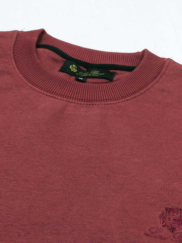 The LP Fleece Sweatshirt (maroon) unisex