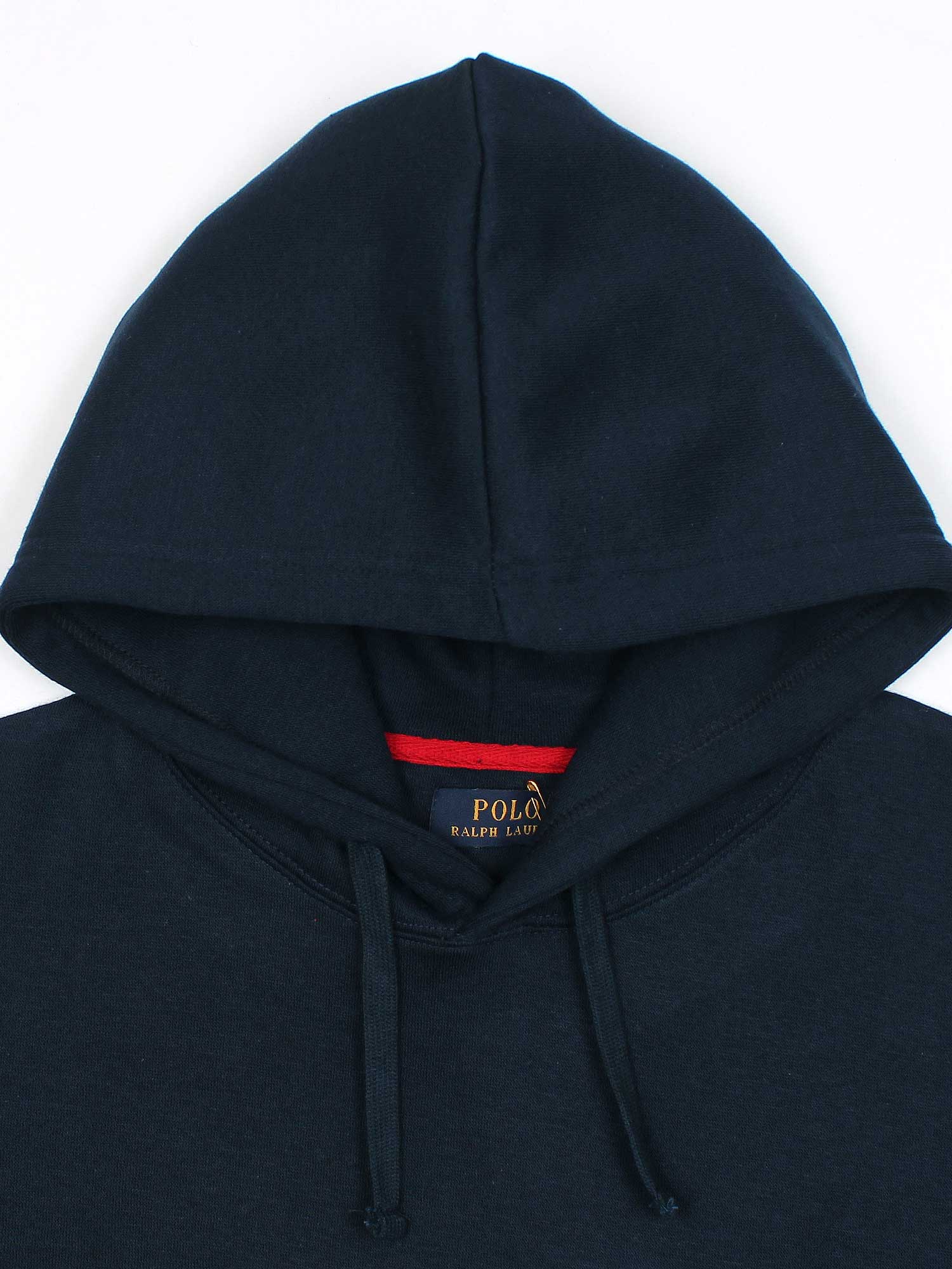 premium Rl triple pony Fleece hoodie (Navy blue)