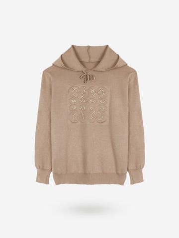 The Lwe Hoodie Knit Co-ord Set (camel)