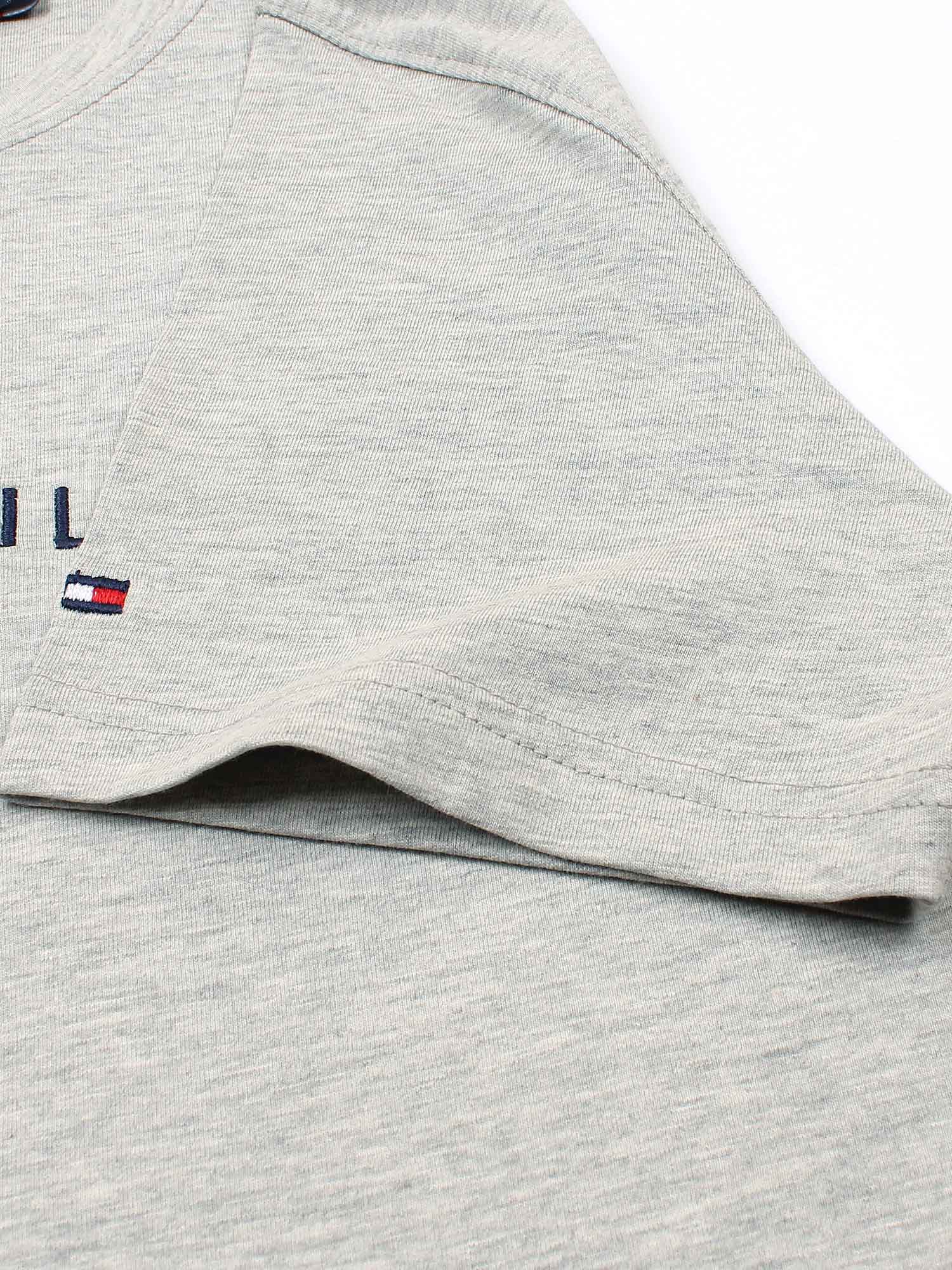 Brandahub T-shirts premium th embroidery t-shirt heather grey