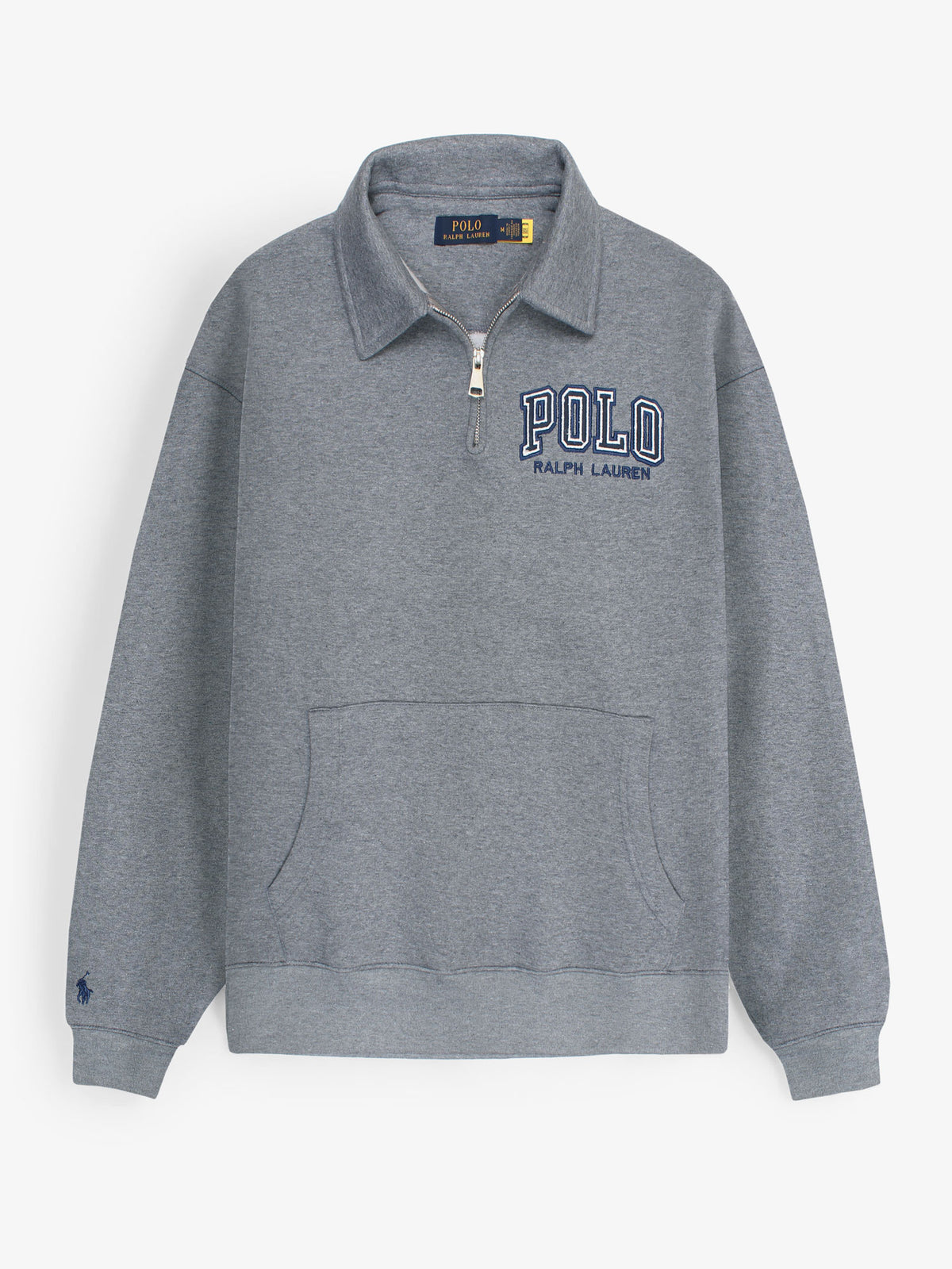 The RL Polo Fleece Sweatshirt (heather grey)