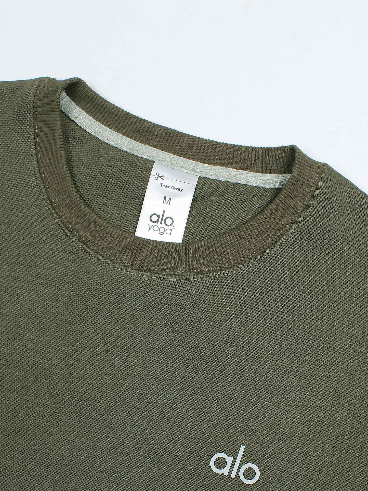 Brandahub sweartshirts The Ao Fleece Sweatshirt (Olive green) unisex
