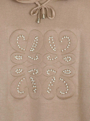 The Lwe Hoodie Knit Co-ord Set (camel)