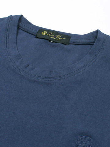 Brandahub T-shirts premium Lp t shirt-navy blue