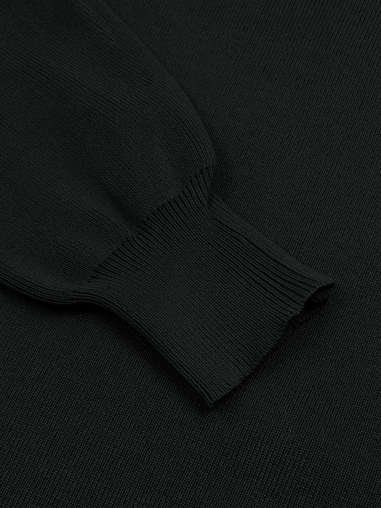 The Geo-Block Poncho Knit Set (Black & White)