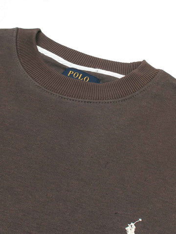 The RL Fleece Sweatshirt (brown) unisex