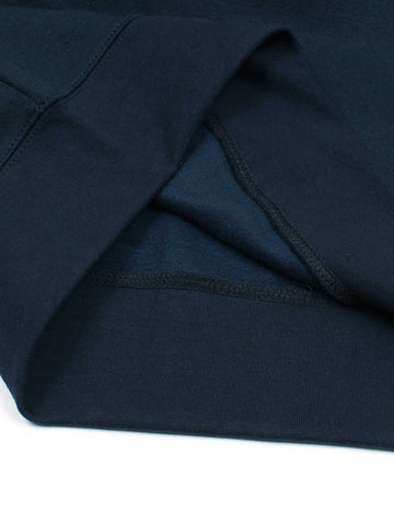 premium Rl triple pony Fleece hoodie (Navy blue)