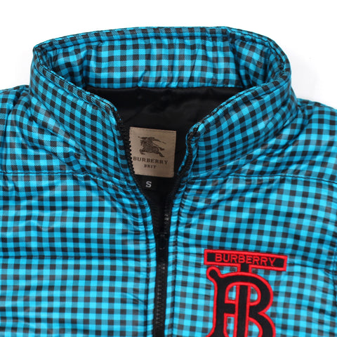Tb blue check puffer