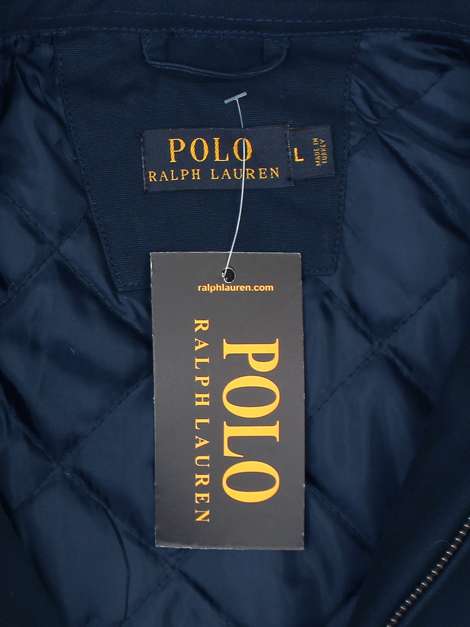 PRL Cotton Twill Jacket (collar) (Navy blue) - brandahub