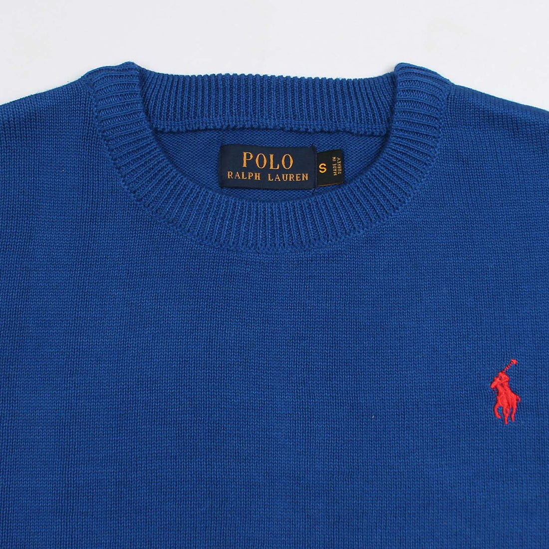 RL Crew neck Cotton Sweater (royal blue)