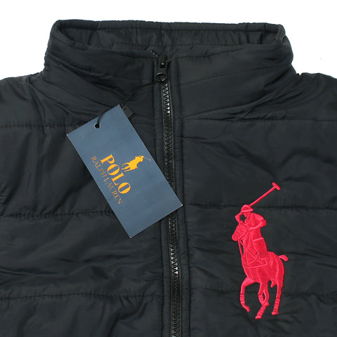 PRL Puffer Black with Big Pony - brandahub