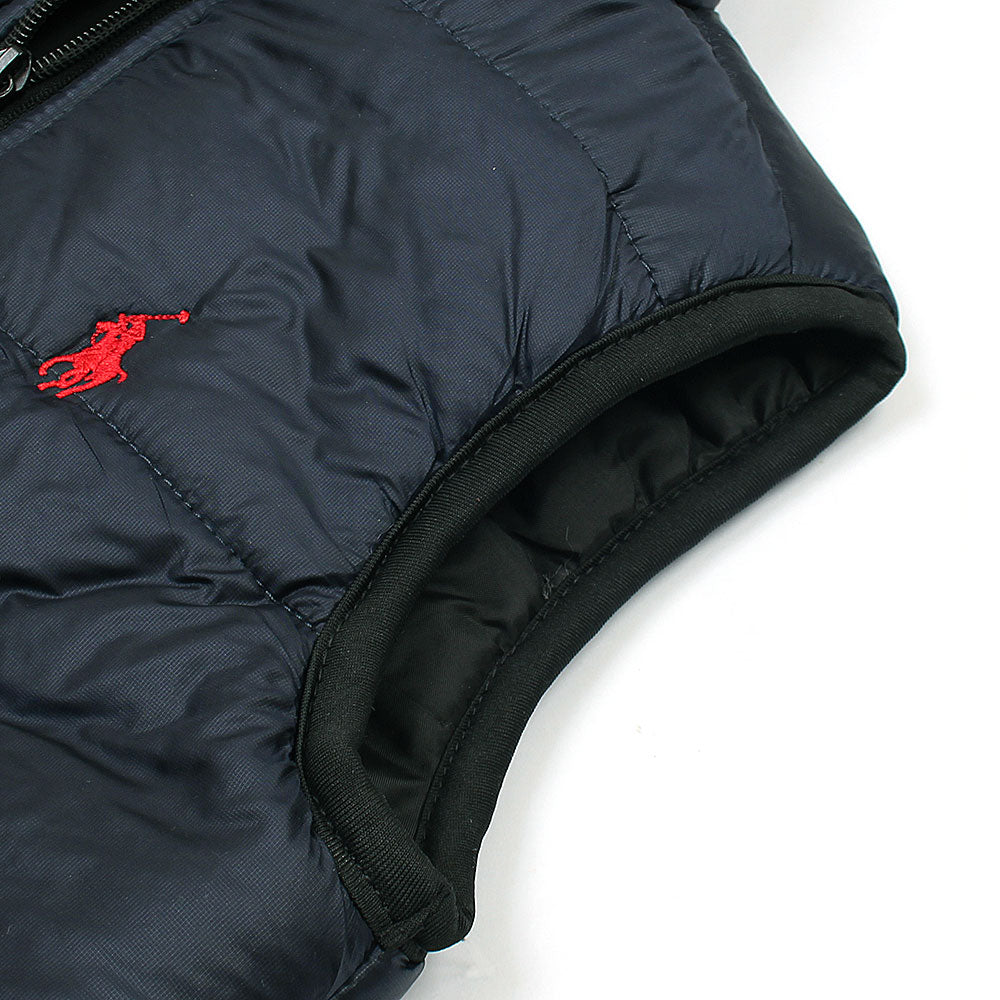 polo kids half sleeve puffer navy blue