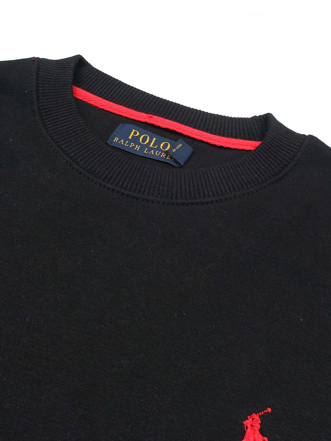 The RL Fleece Sweatshirt (black) unisex