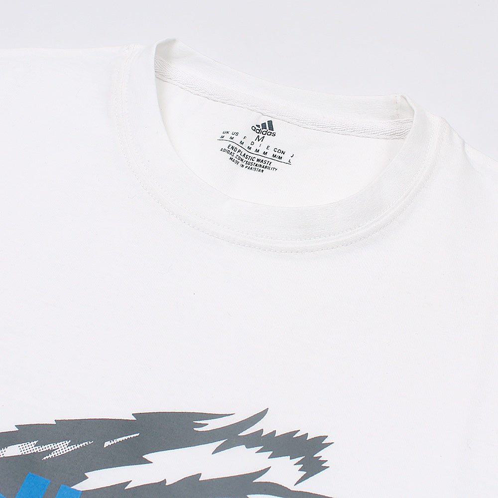 ADS Printed tshirt-white