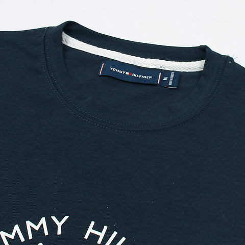 TH Printed tshirt-navy blue