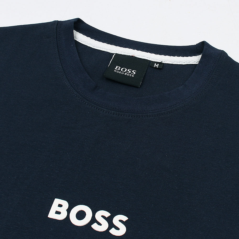 HB Printed tshirt-navy blue