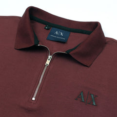 AX polo-maroon