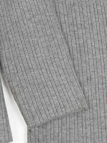 The Dynasty Frog Button Knit Set (grey)