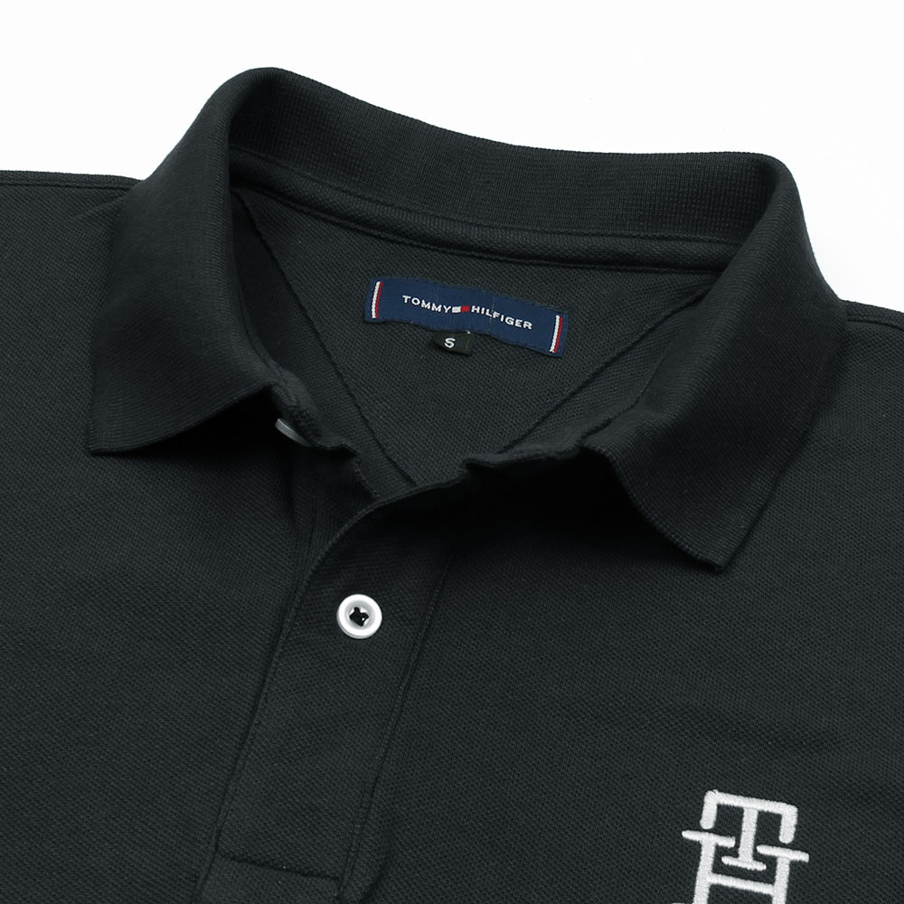 T-H logo polo (Black)