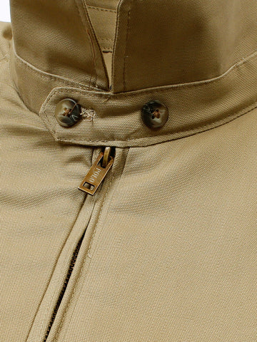 Brandahub Cotton Jackets PRL Cotton Twill Jacket (collar) (khaki)