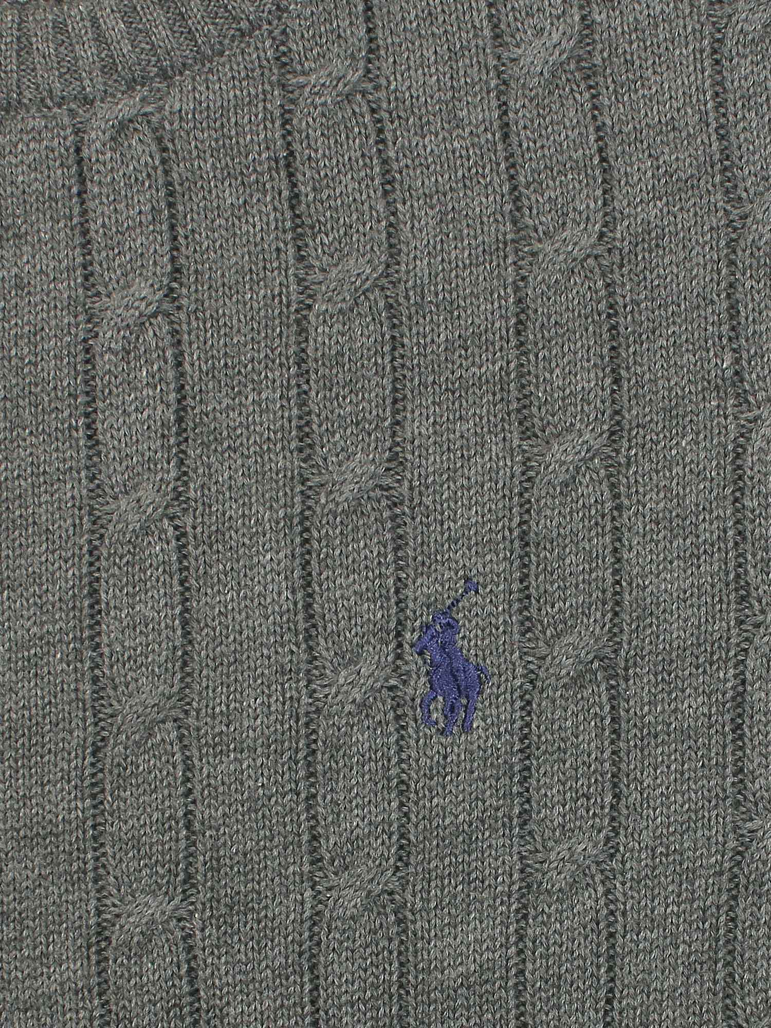 Brandahub sweaters RL Cable-Knit Cotton Sweater (dark heather grey)