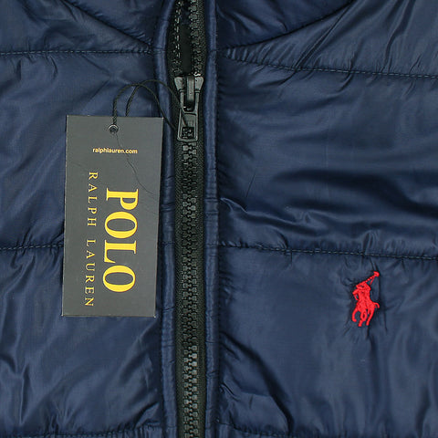 PRL Puffer navy blue With Small Pony