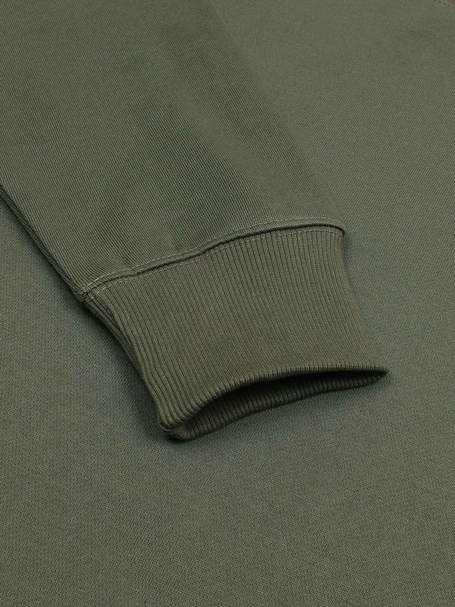 Brandahub sweartshirts The Ao Fleece Sweatshirt (Olive green) unisex
