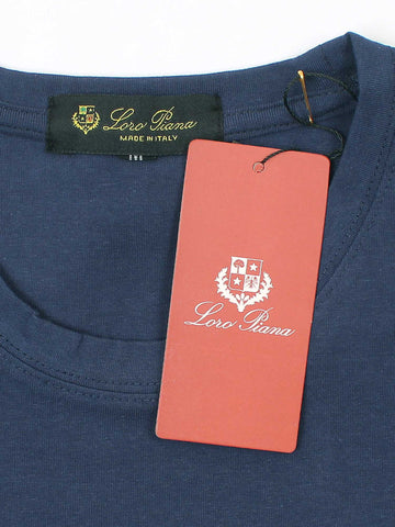 Brandahub T-shirts premium Lp t shirt-navy blue