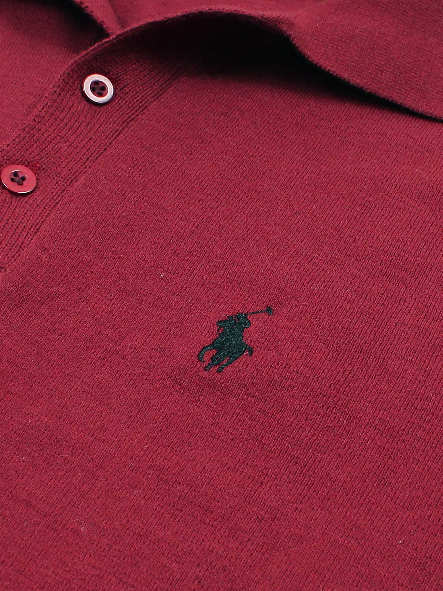 Brandahub polo shirts Premium Rl knit polo-maroon