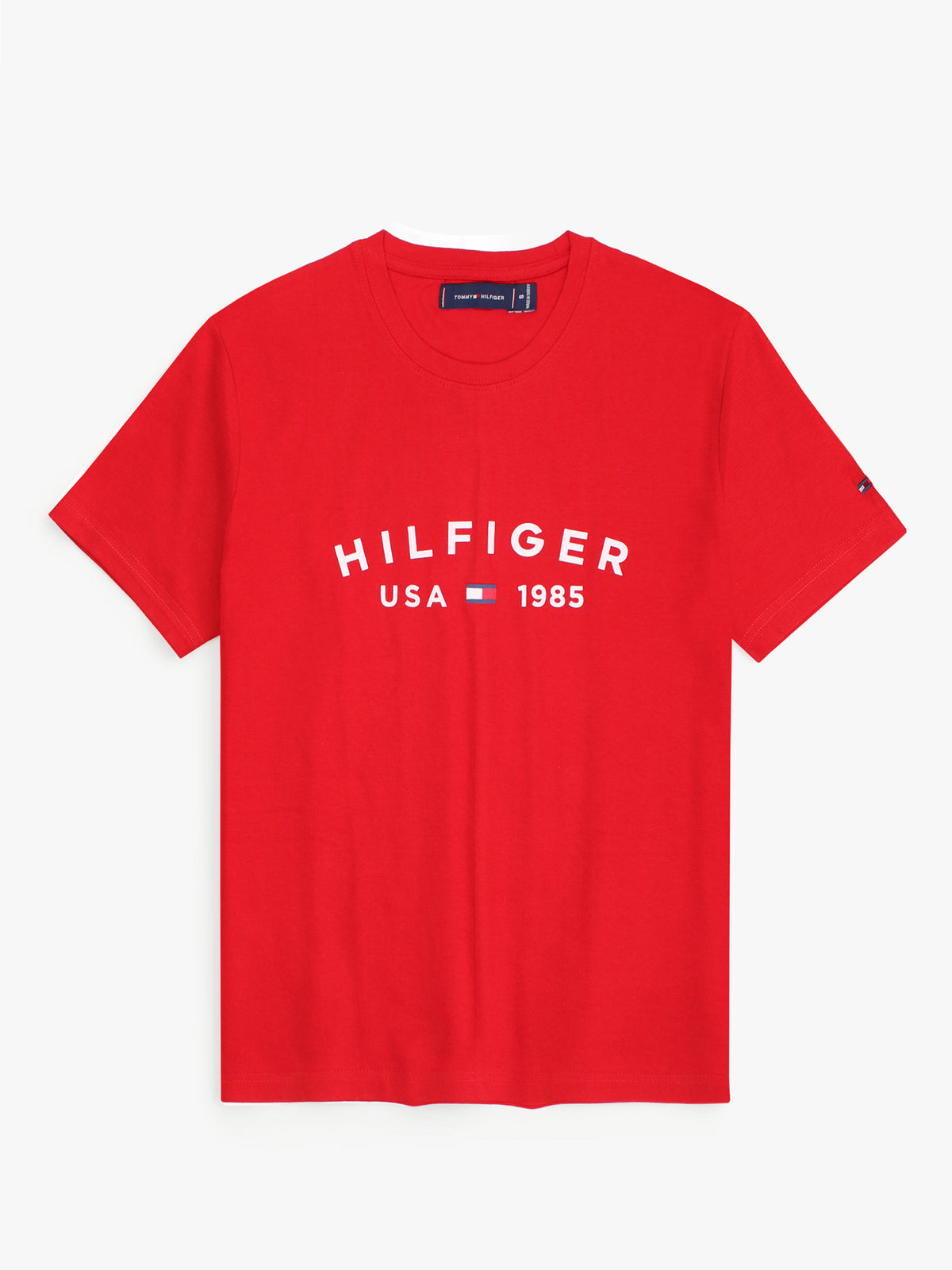 Th printed us tshirt-red