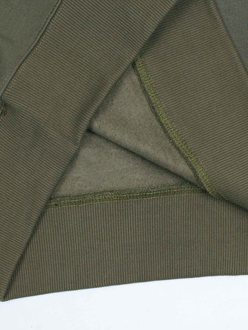 Brandahub sweartshirts The Ao Fleece Sweatshirt (Olive green) unisex