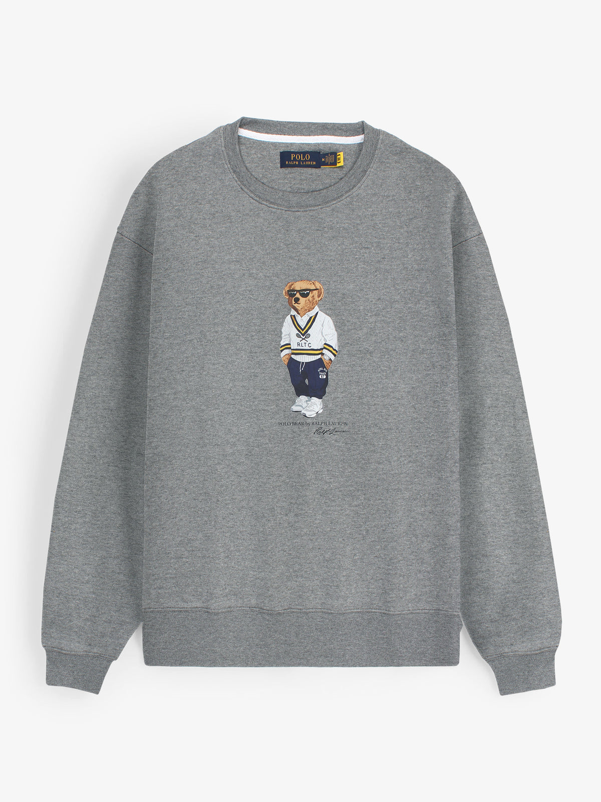 premium Rl Bear Fleece sweatshirt (heather grey)