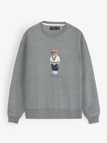 premium Rl Bear Fleece sweatshirt (heather grey)