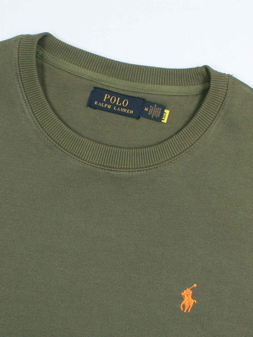 Brandahub sweartshirts The RL Fleece Sweatshirt (olive green) unisex