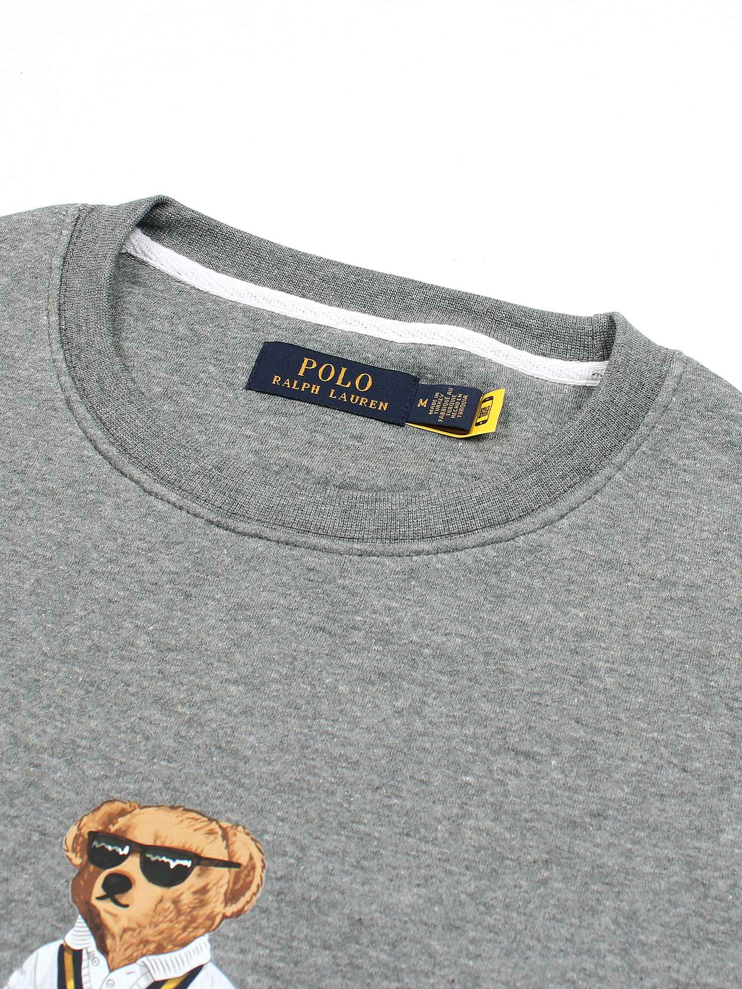 premium Rl Bear Fleece sweatshirt (heather grey)