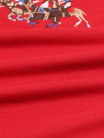 RL triple pony polo- red