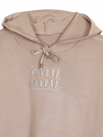 The mumu Crystal-Embellished Knit Set (camel)
