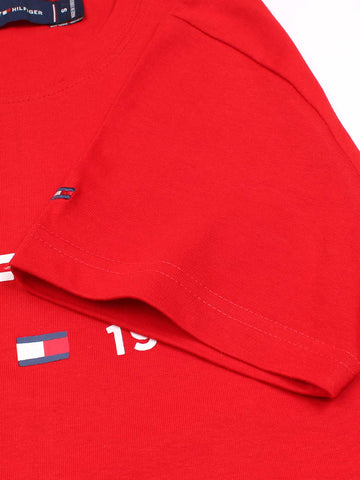 Th printed us tshirt-red