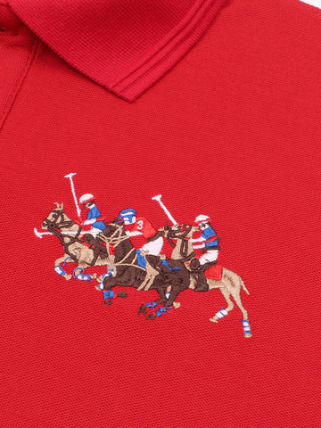RL triple pony polo- red