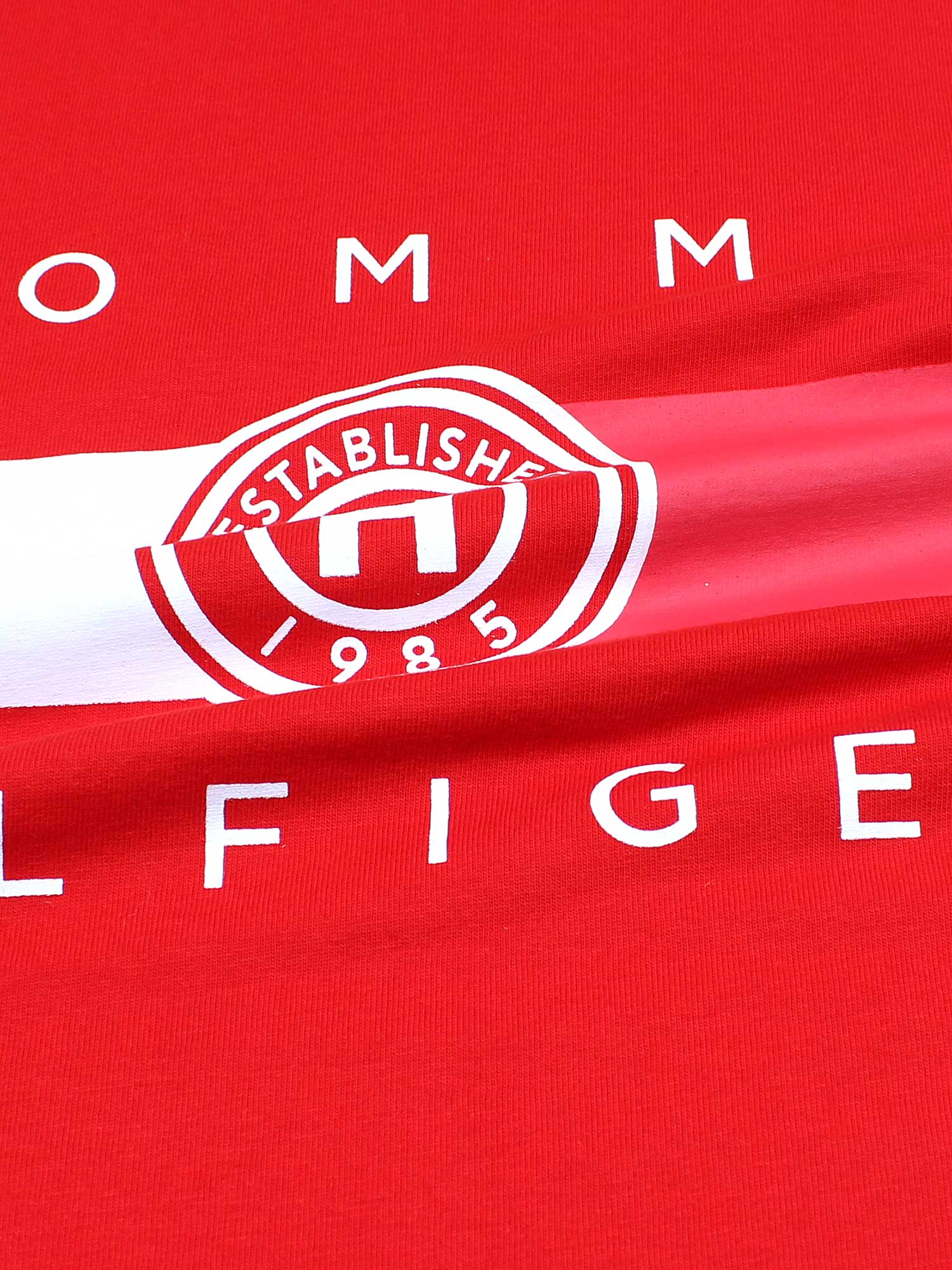 Th printed flag tshirt-red