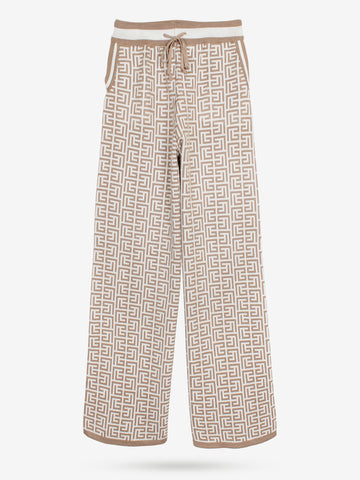 The Elysian Monogram Knit Set (Camel & Cream)