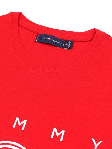 Th printed flag tshirt-red