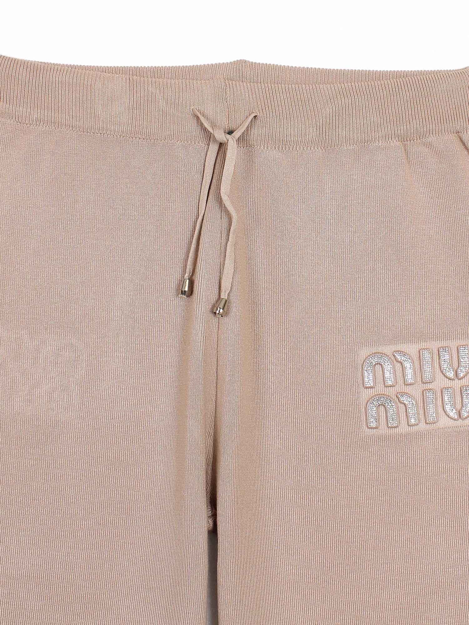 The mumu Crystal-Embellished Knit Set (camel)